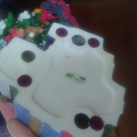 Bear Candle Holder With Santa Candle, Christmas Decor - Picture 8 of 10